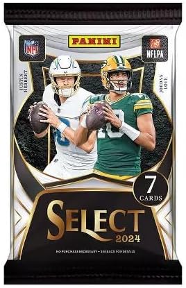 2024 Panini Select Football Mega Trading Card Box (Black & Green Prizm Shock Die Cuts)