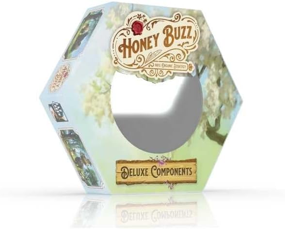 Honey Buzz Deluxe Component Pack – Premium Upgrade Kit for Honey Buzz Board Game | Enhanced Tokens Components & Table Presence (Ages 10+ 1–4 Players 45–90 Minutes)