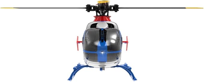 RC ERA C123 EC135 6CH RC Helicopter 1/36 Scale Military Aircraft Single-Rotor Gyroscopic Stabilization with Altitude Hold/One-Key Take Off for Beginners & Adults -RTF/2 Battery