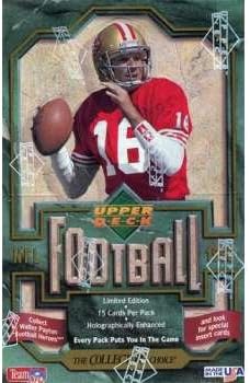 1992 Upper Deck Football 1 Box New Factory Sealed Unopened PAYTON