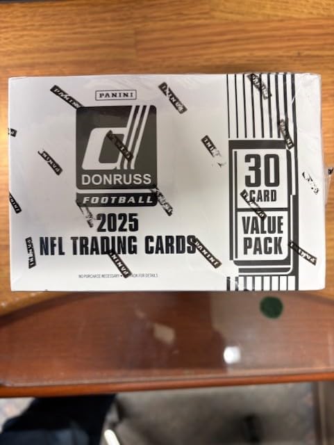 2025 Donruss Football Factory Sealed Value Fat Pak Box 12 Packs/30 Cards Per Pack - Sealed