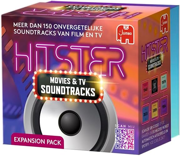 Hitster Movies & TV Soundtracks Expansion Set Party Game Music Game Action Game