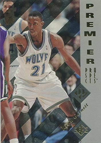 1995-96 Upper Deck SP - Kevin Garnett - PREMIER PROSPECTS - Minnesota Timberwolves Rookie NBA Basketball Card RC Card #167