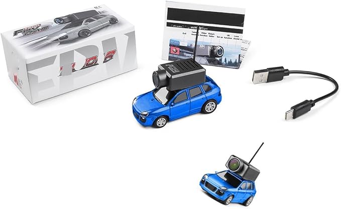 Aetheria WL Mini RC Car with HD FPV Camera 1/64 Remote Control Car FPV RC Drift Cars with LED Ambient Lights & Interactive Controls & 3-Speed Modes Gift for Adult