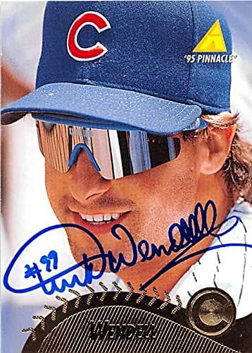 Sports Memorabilia Autograph Warehouse 248832 Turk Wendell Autographed Baseball Card - Chicago Cubs 1995 Pinnacle - No. 78