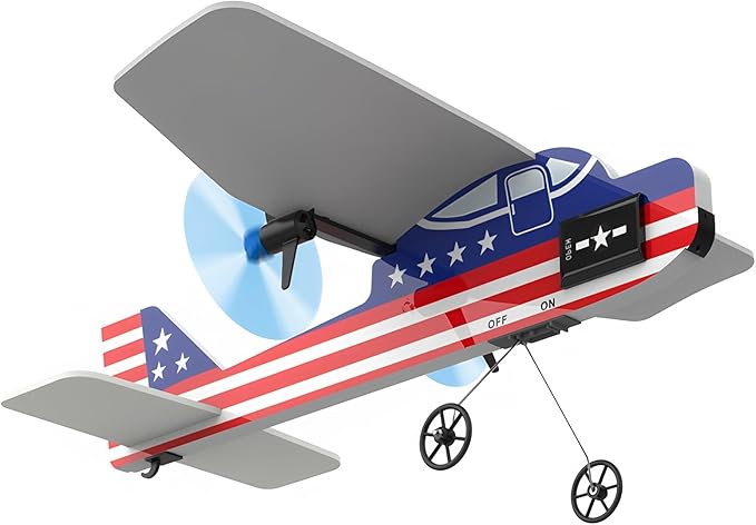 Remote Control Airplane Glider for Kids & Adults - 2.4GHz Long Range Auto-Balancing & Durable MPP Material RC Glider Plane - Easy to Fly Beginner-Friendly Outdoor Flying Toy Gift