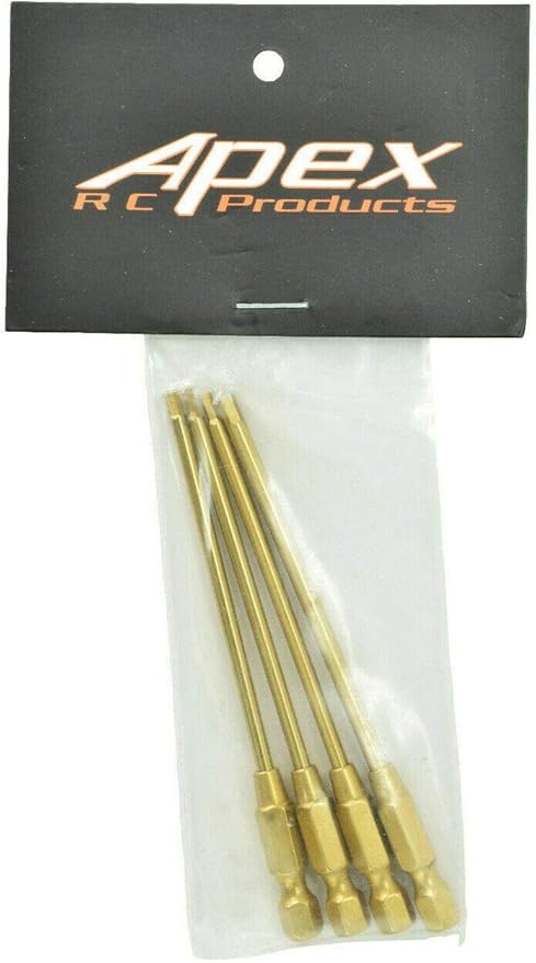 Apex RC Products 1.5 2 2.5 & 3mm Titanium Quick Change Allen Key Set #2739