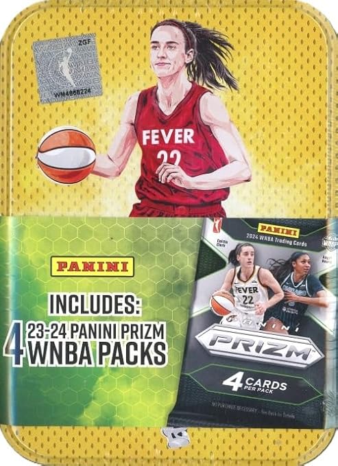 2024 Panini PRIZM WNBA Championship Basketball CAITLIN CLARK Factory Sealed Collector TIN! Look for Rookies of Caitlin Clark Angel Reese Cameron Brink Kamilla Cardoso Aaliyah Edwards & More!