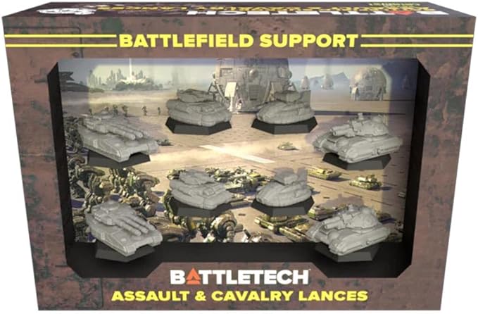Catalyst Game Labs BattleTech: Battlefield Support - Assault & Cavalry Lances - Strategy Board Game - for 2+ Players and Ages 14+