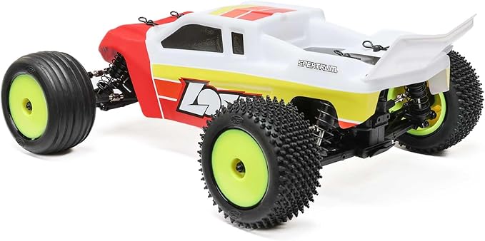 Losi 1/18 Mini-T 2.0 2S 2 Wheel Drive RTR Brushless Stadium Truck Battery & Charger Included Red LOS-1056T1