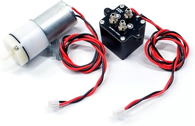 RC Car Simulation Exhaust Smoke Generator 1/10 Metal Generation Exhaust with Split Air Pump and Smoke Control Circuit Board RC Car Accessory for Axial SCX10 III 1/10