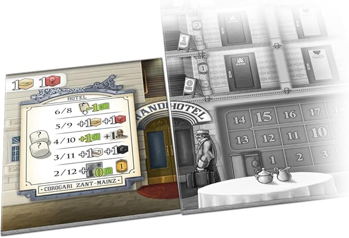 Grand Austria Hotel Let's Waltz Board Game Expansion - Dance Your Way to Victory! Action Drafting Strategy Game for Kids & Adults Ages 12+ 2-4 Players 90-120 Minute Playtime Made by Lookout Ga