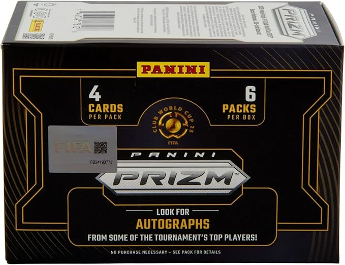 2025 Panini Prizm Club World Cup Soccer Blaster Box – FIFA Trading Cards – Includes Blaster-Exclusive Prizms Rookies & Inserts – Official Panini Retail Set