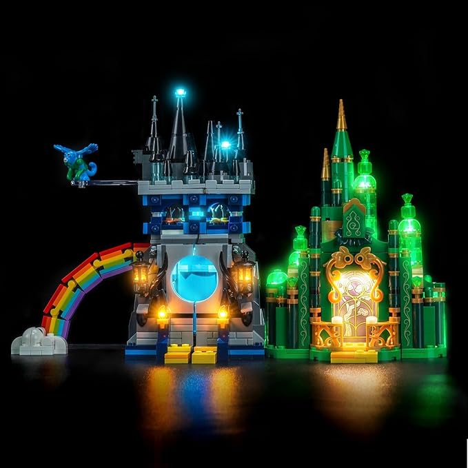 Light kit Compatible with Lego 75689 Emerald City & Kiamo Ko Castle - No Model Only Light LED Lighting Accessories Compatible with Lego 75689