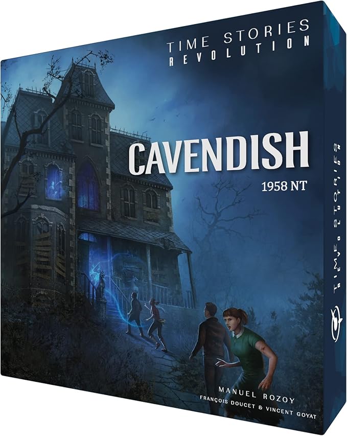 TIME Stories Revolution Cavendish Board Game - A Time-Bending Mystery Adventure Game Cooperative Strategy Game for Kids & Adults Ages 12+ 1-4 Players 90 Min Playtime Made by Space Cowboys