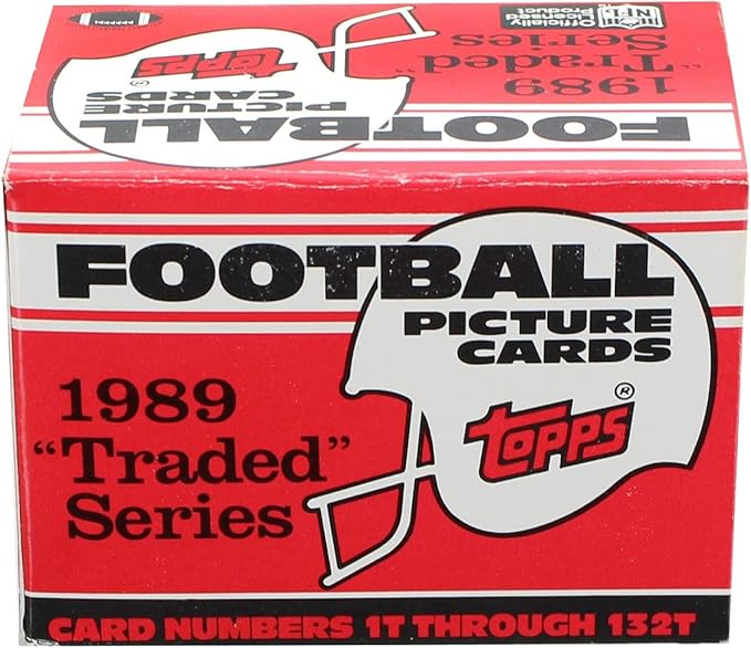 NFL 1989 Topps Football Traded Series - Set of 132 Cards