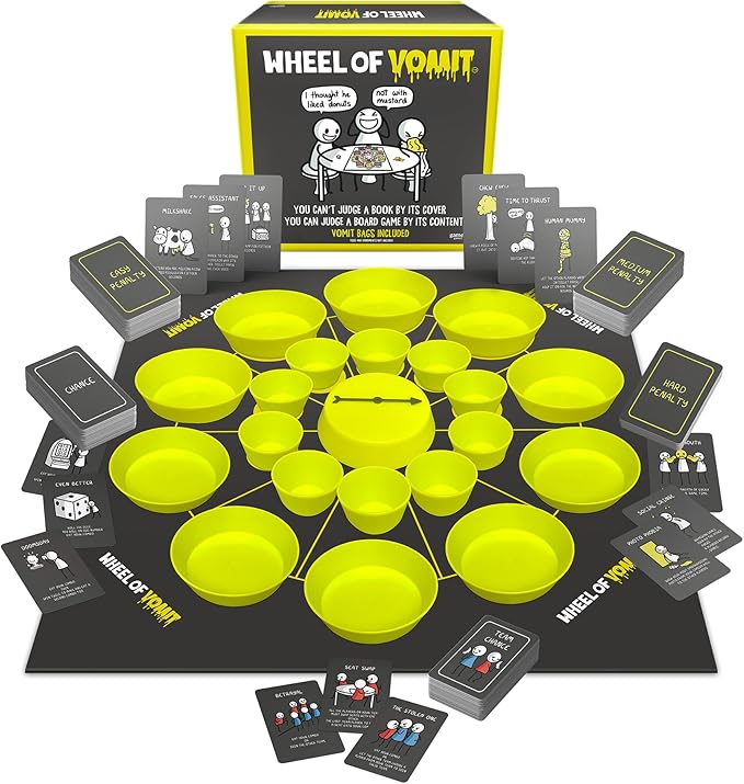 Hilarious Party Board Game for Adults & Families – Funny Food Challenge Game for Game Nights - One of The Best Board Games for Family Fun - Perfect Adult Board Games Choice