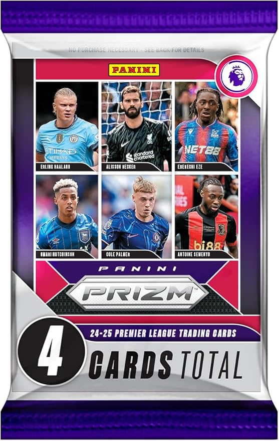 2024–25 Panini Prizm Premier League Blaster Box – EPL Soccer Trading Cards – Includes Blaster Exclusive Prizms Rookies & Inserts – Official Panini Retail Set