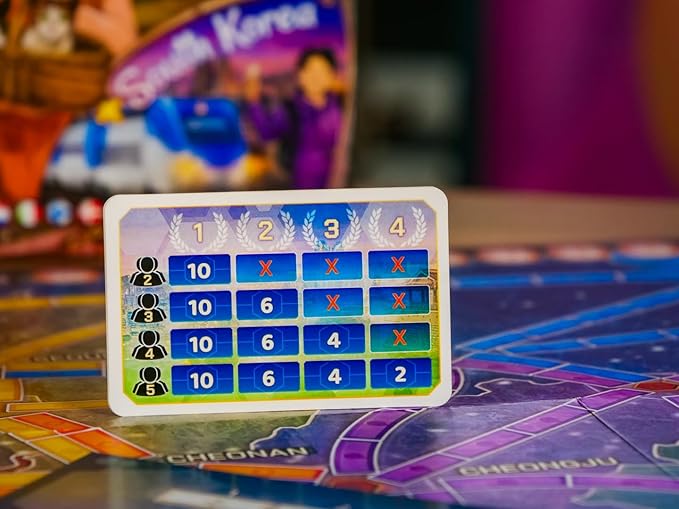 Asmodee Ticket to Ride Iberia + South Korea Board Game Expansion - Train Route Strategy Game Family Fun for Kids & Adults Ages 8+ 2-6 Players 30-60 Minute Playtime