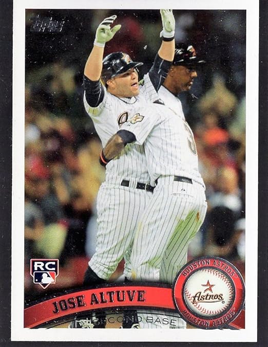 2011 Topps Update Baseball Rookie Card #US132 Jose Altuve Houston Astros