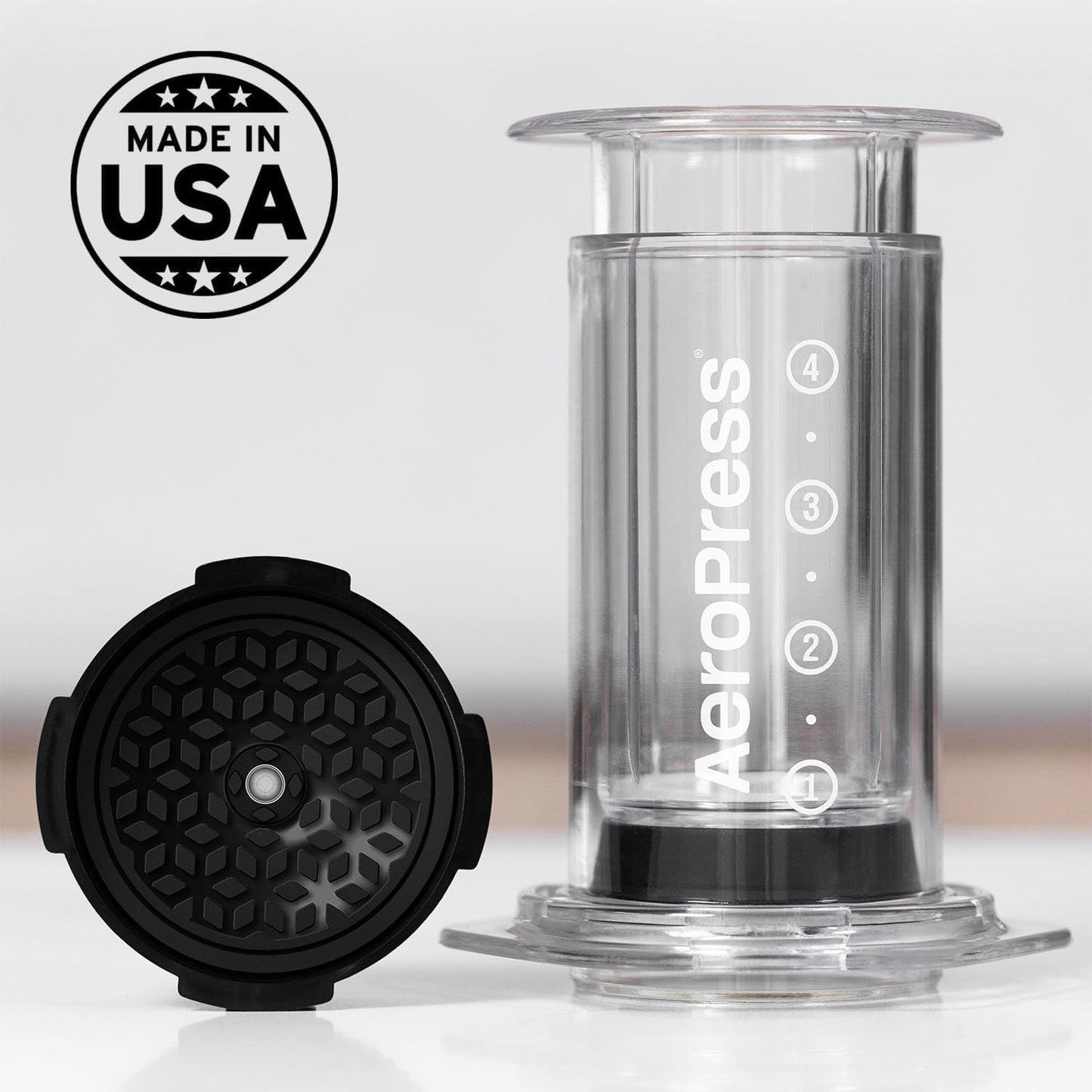 AeroPress Flow Control Filter Cap, No Drip Filter Cap for AeroPress Portable Espresso-Style Coffee Maker, Specialty Method Coffee Maker