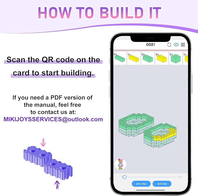 Bear Building Blocks with Organizer Bins (6000PCS) Fluorescent Bricks & Stroage Drawer Gift for Adults & Kids Ideal for Home & Office Decor QR Code User Manual 8892