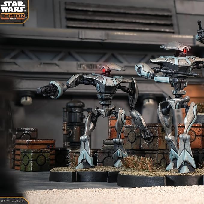 Star Wars: Legion Aqua Droid Unit Expansion - Tabletop Miniatures Game Strategy Game for Kids and Adults Ages 14+ 2 Players 3 Hour Playtime Made by Atomic Mass Games