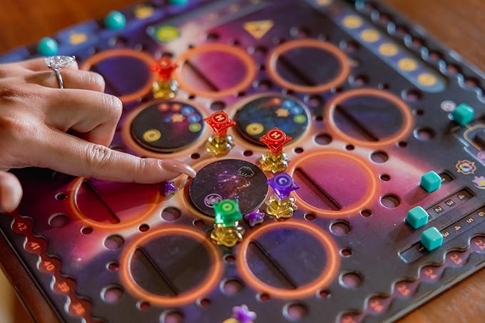 Crafting The Cosmos Board Game - Build The Galaxy with Stellar Resource Management! Sci-Fi Strategy Game for Kids & Adults Ages 14+ 2-4 Players 60-90 Minute Playtime Made by Office Dog