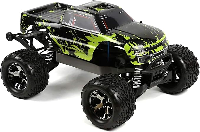 SummitLink Custom Body Compatible for 1/10 Scale RC Car or Truck (Truck not Included) (Muddy Green Over Black)