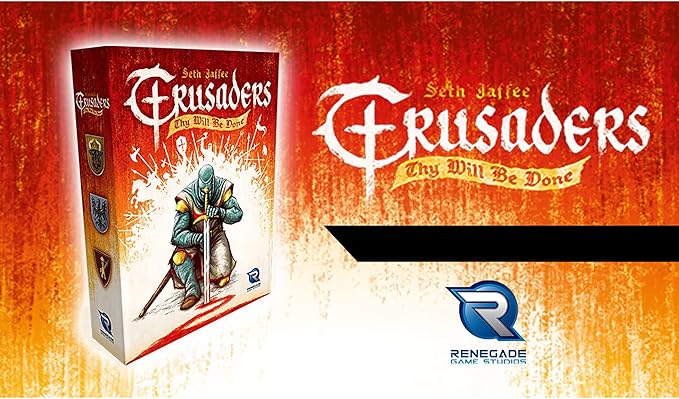 Crusaders: Thy Will Be Done - Medivel Strategy Boardgame Ages 14+ 2-4 Players 45-60 Min