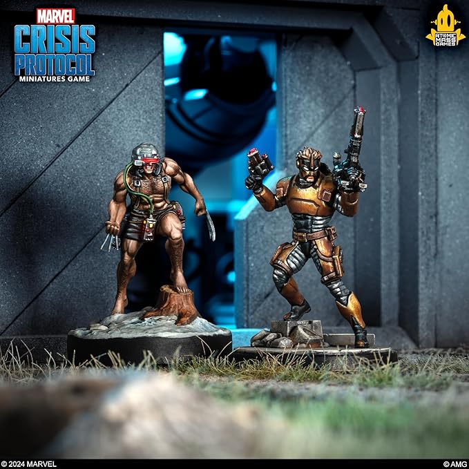 Marvel: Crisis Protocol Weapon X & Maverick Character Pack - Tabletop Superhero Game Ages 14+ 2 Players 90 Minute Playtime Made by Atomic Mass Games