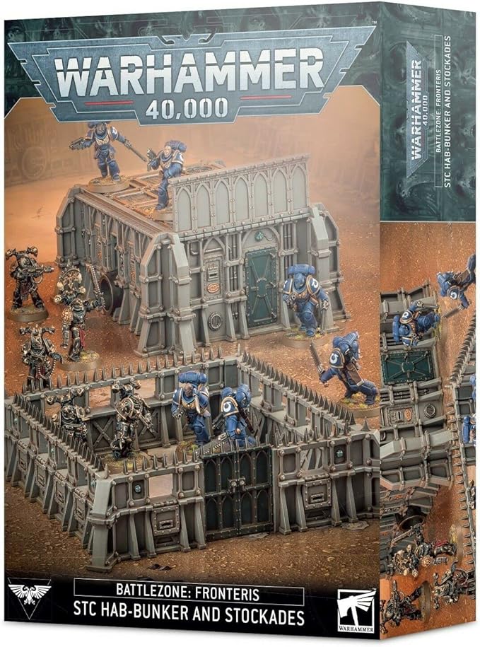 Games Workshop - Warhammer 40000 - Battlezone Fronteris: STC Hab-Bunker & Stockades