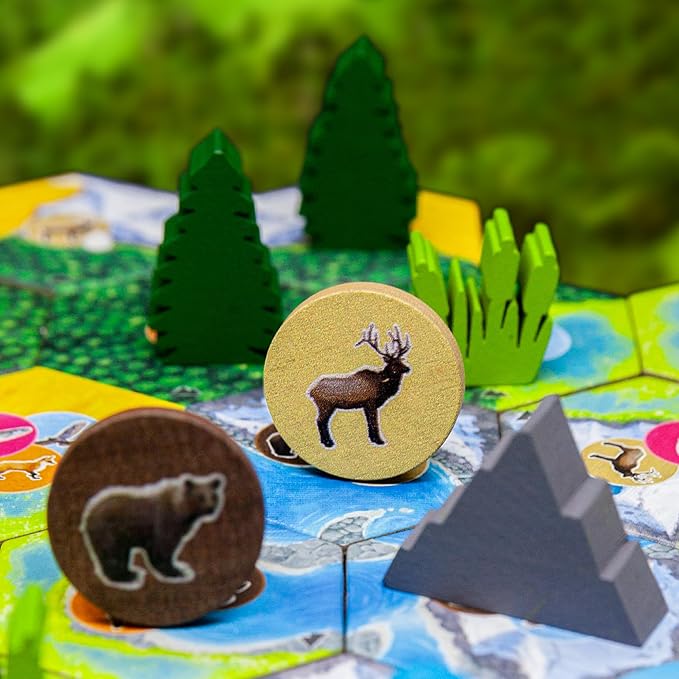 AEG & Flatout Games | Cascadia: Landmarks - Expansion for Award-Winning Board Game Cascadia | Easy to Learn | Quick to Play | Ages 10+ | Adds 5th & 6th player