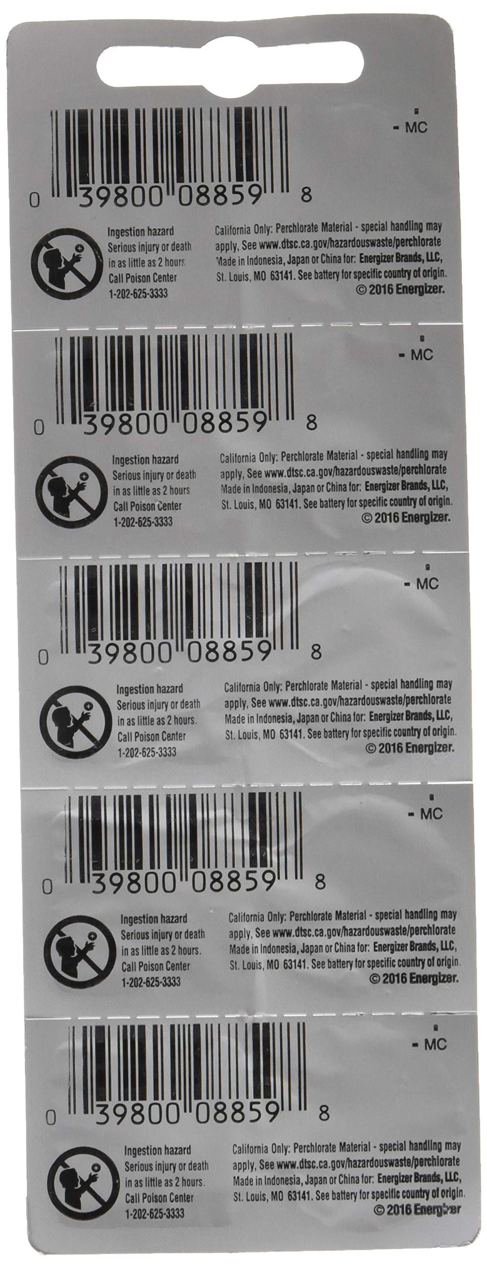 Energizer CR2032 3 Volt Lithium Coin Battery, 10 Count (Pack of 1)