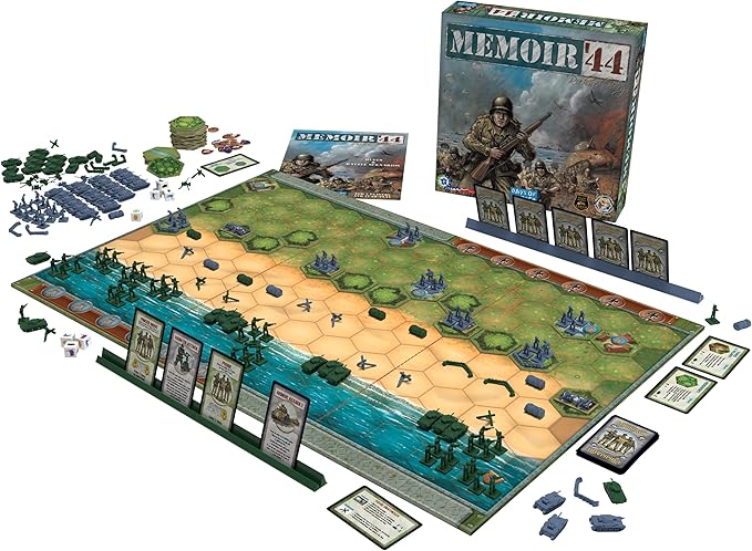 Memoir '44 Board Game - WWII Historical Board Game of Epic Battles! Tabletop Miniatures Strategy Game for Kids & Adults Ages 8+ 2-8 Players 30-60 Minute Playtime Made by Days of Wonder