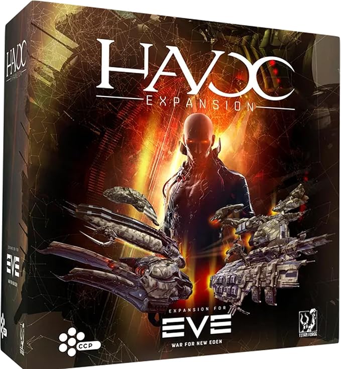 Rebel Studio EVE: War for New Eden Havoc Board Game Expansion - Pirate Faction & 5th Player Add-On Asymmetrical Gameplay with New Fleet Cards & Tokens Ages 14+ 2-5 Players 90-180 Min Play