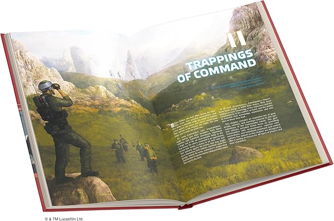 Asmodee Star Wars: Age of Rebellion Roleplaying Game Lead by Example SOURCEBOOK - New Specializations Species & Mass Combat Rules RPG for Teens & Adults Ages 14+ 3-5 Players