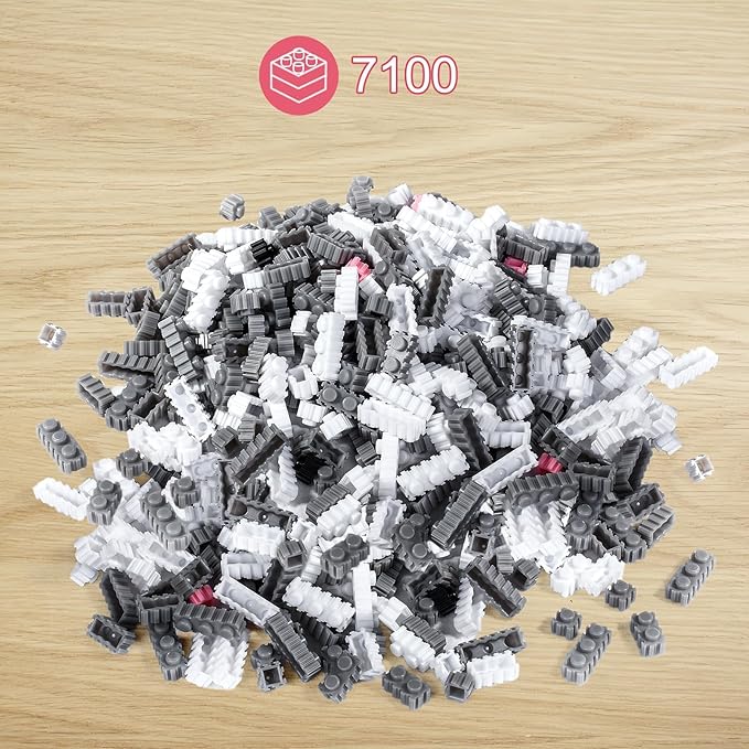 Schnauzer Dog 7100 Piece Micro Building Blocks Set for Teens & Adults – Advanced 3D Construction Kit STEM Fine-Motor Skill Toy Birthday Family Indoor Creative Play