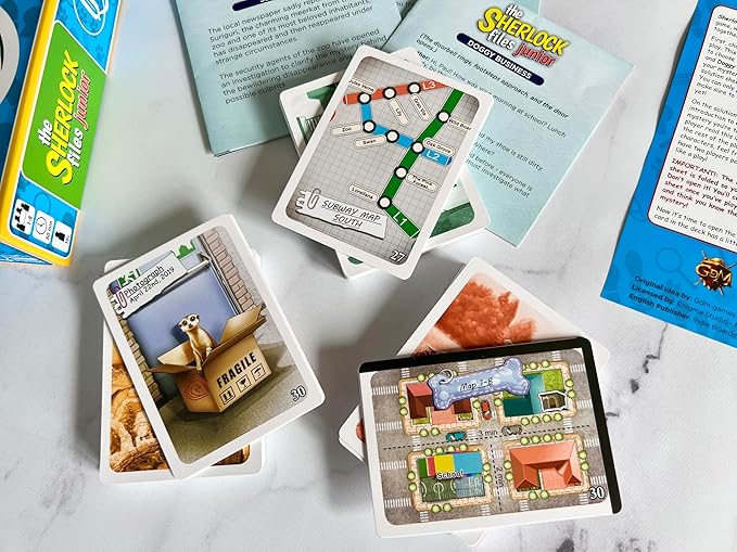 Sherlock Files: Junior Introductory Investigations Strategy Board Games Indie Boards & Cards