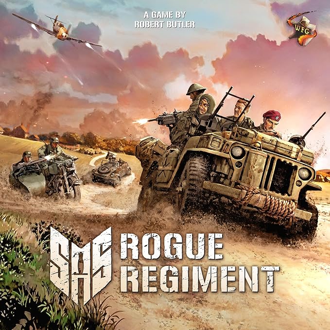 Word Forge Games: SAS Rogue Regiment - Core Game Strategy Board Game WWII Stealth Action Game Military Theme Ages 14+ 1-4 Players 60 Min