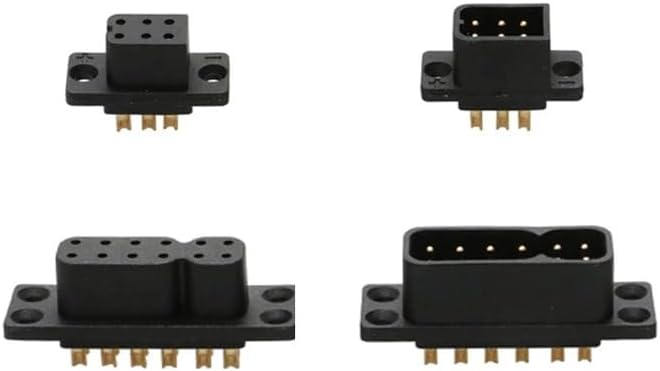 5Pairs Fixed Wing Aircraft Model JY6P JY12P 6 Pin/12 Pin Quick Release Male Female Plug Brushless Motor Servo RC UAV Connector(5pairs JY12P)