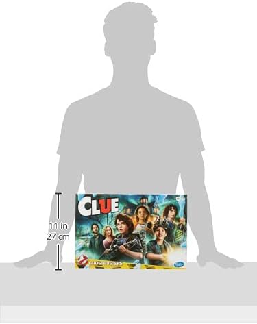 Hasbro Gaming Clue: Ghostbusters Edition Game Cooperative Board Game for Kids Ages 8 and Up Players Can Team Up to Battle Ghosts