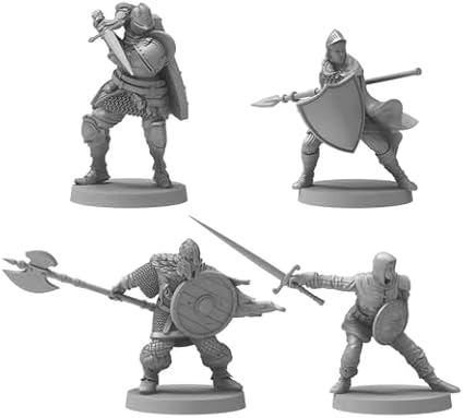 Dark Souls The Roleplaying Game Bundle: Guardian Dragon Silver Knight Great Bowmen Hollow Crossbowmen The Silver and The Dead and Unkindled Heroes 1 &amp 2 (6 Items)