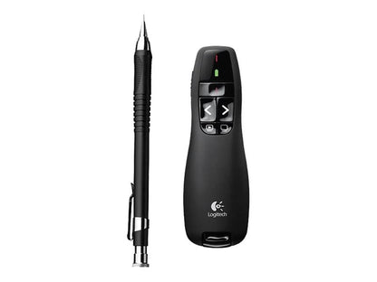Wrls Presenter R400 50ft Range Red Laser Pointer/Receiver/Case