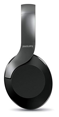 Philips PH805 Active Noise Canceling (ANC) Over Ear Wireless Bluetooth Performance Headphones w/ Hi-Res Audio, Comfort Fit and 30 hours of playtime (TAPH805BK)