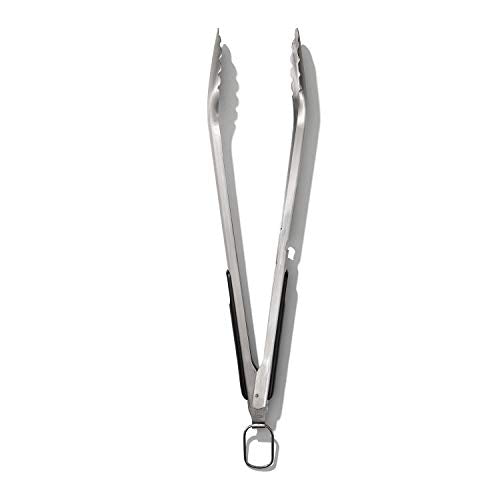 OXO Good Grips Grilling Tools, Tongs and Turner Set, Black