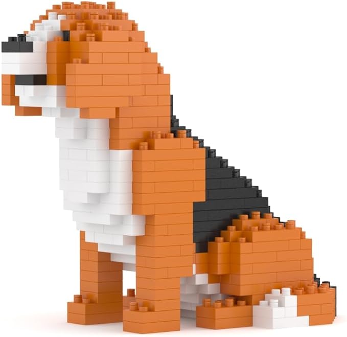 JEKCA Beagle Mini 01S | Mini Dog Plastic Building Blocks | Age 14+