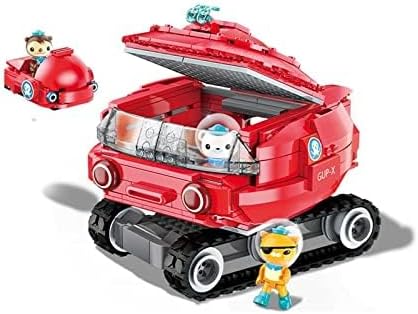 Building Block Ocean Adventure Octonauts GUP-X Launch and Rescue Vehicle &amp Barnacles Shellington Kwazii 395pcs Building Brick Set-No Package Box