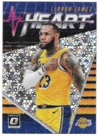 LeBron James 2018-19 Donruss Optic All Heart Fast Break Holo Los Angeles Lakers Insert Card #13