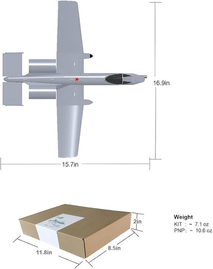 Fighter Jet Model A-10 430mm Wingspan Mini EPP 30mm Ducted Fan Fixed-Wing RC Airplane Aircraft Model for Collection and Gifts (PNP)